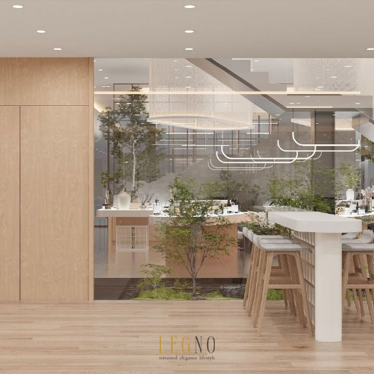 Luminous 亲自然商业办公室设计｜槟城办公室室内设计｜LEGNO