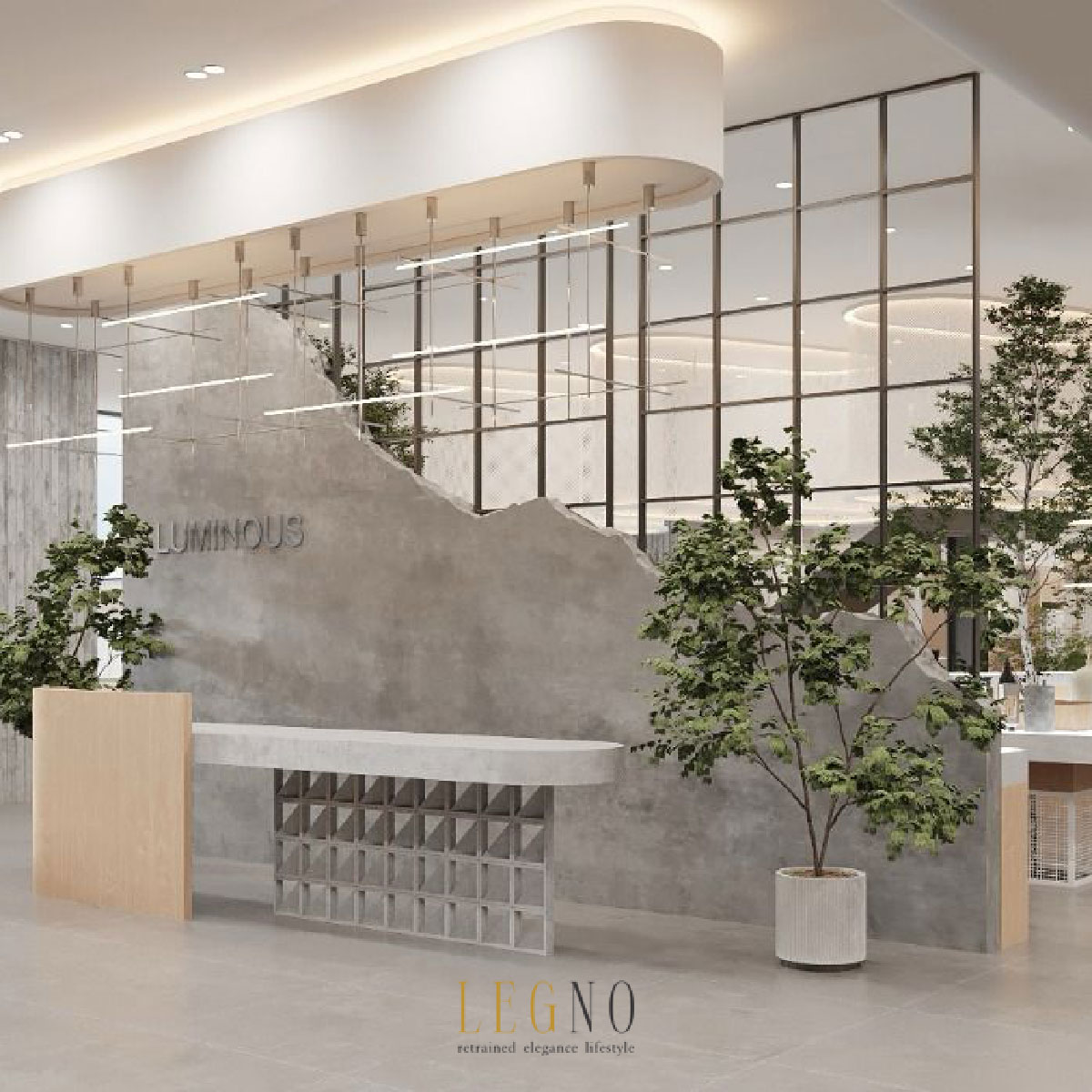 Luminous 亲自然商业办公室设计｜槟城办公室室内设计｜LEGNO